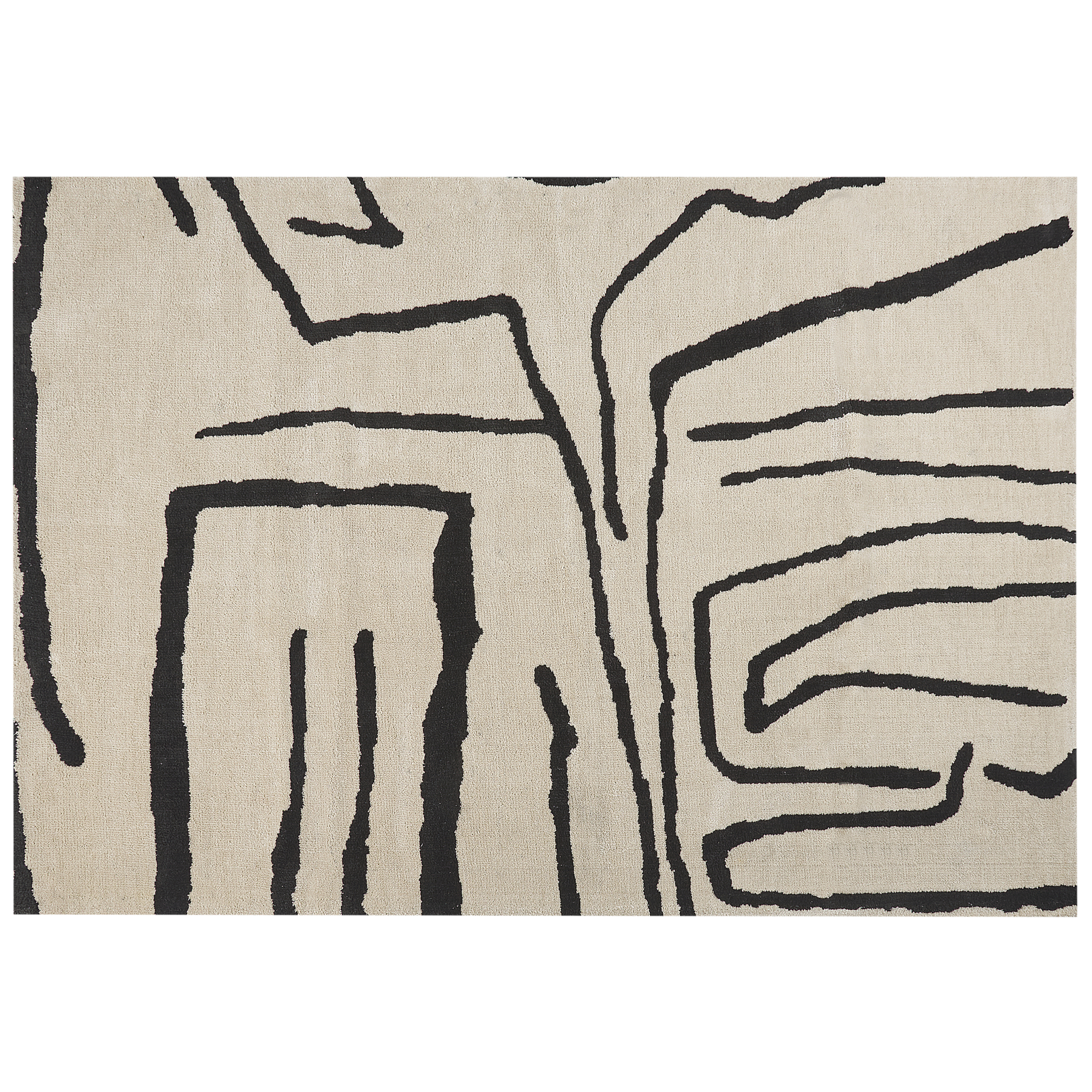 Gulvtæppe KOLPUR Lys Beige 160 x 230 cm