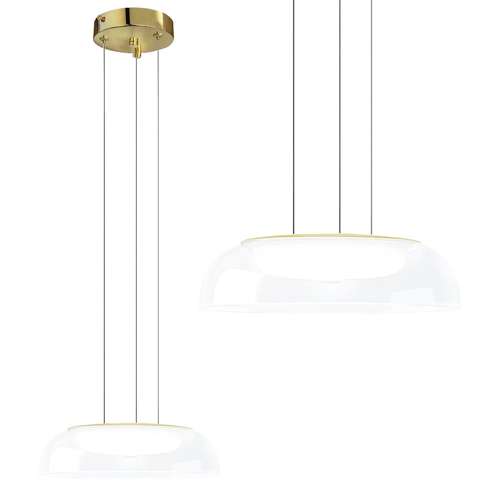 TOOLIGHT hængende loftlampe APP1691-1PC LED Guld 8x8x28cm