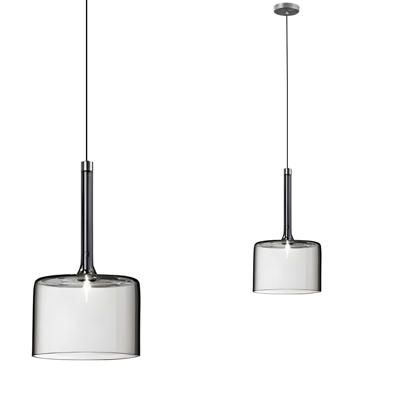 TOOLIGHT hængende loftlampe APP1701-1CP A Grå 10,5x14x26,5cm