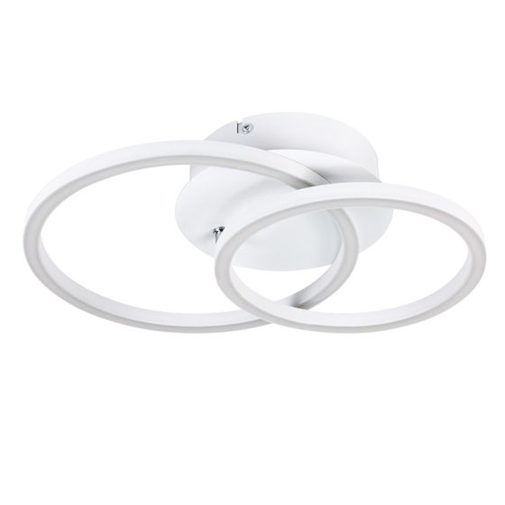 NETTLIFE LED - loftlampe, hvid metal
