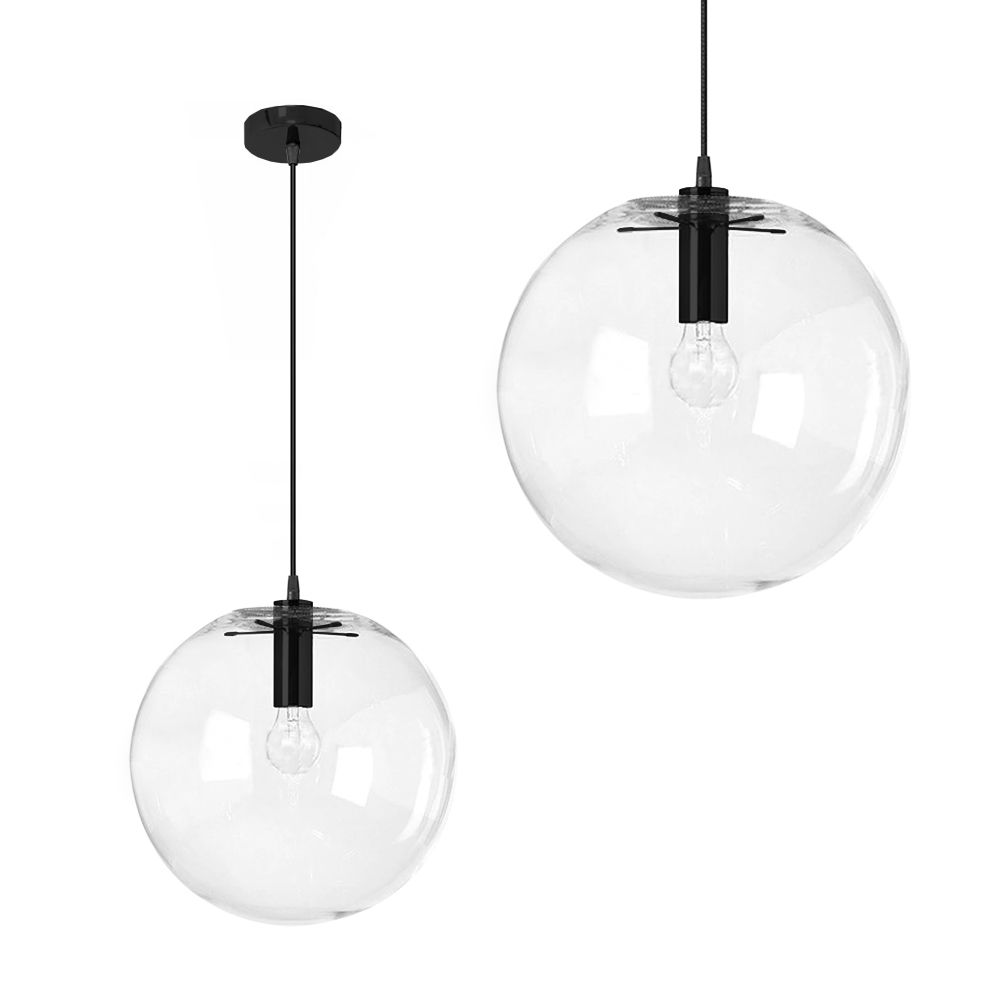 TOOLIGHT hængende loftlampe APP308-1CP LASSI 30CM Sort 30x30x30cm