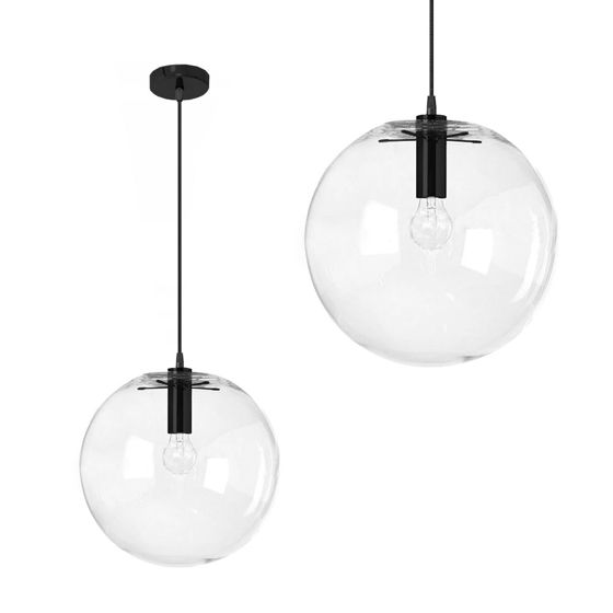 TOOLIGHT hængende loftlampe APP308-1CP LASSI 30CM Sort 30x30x30cm