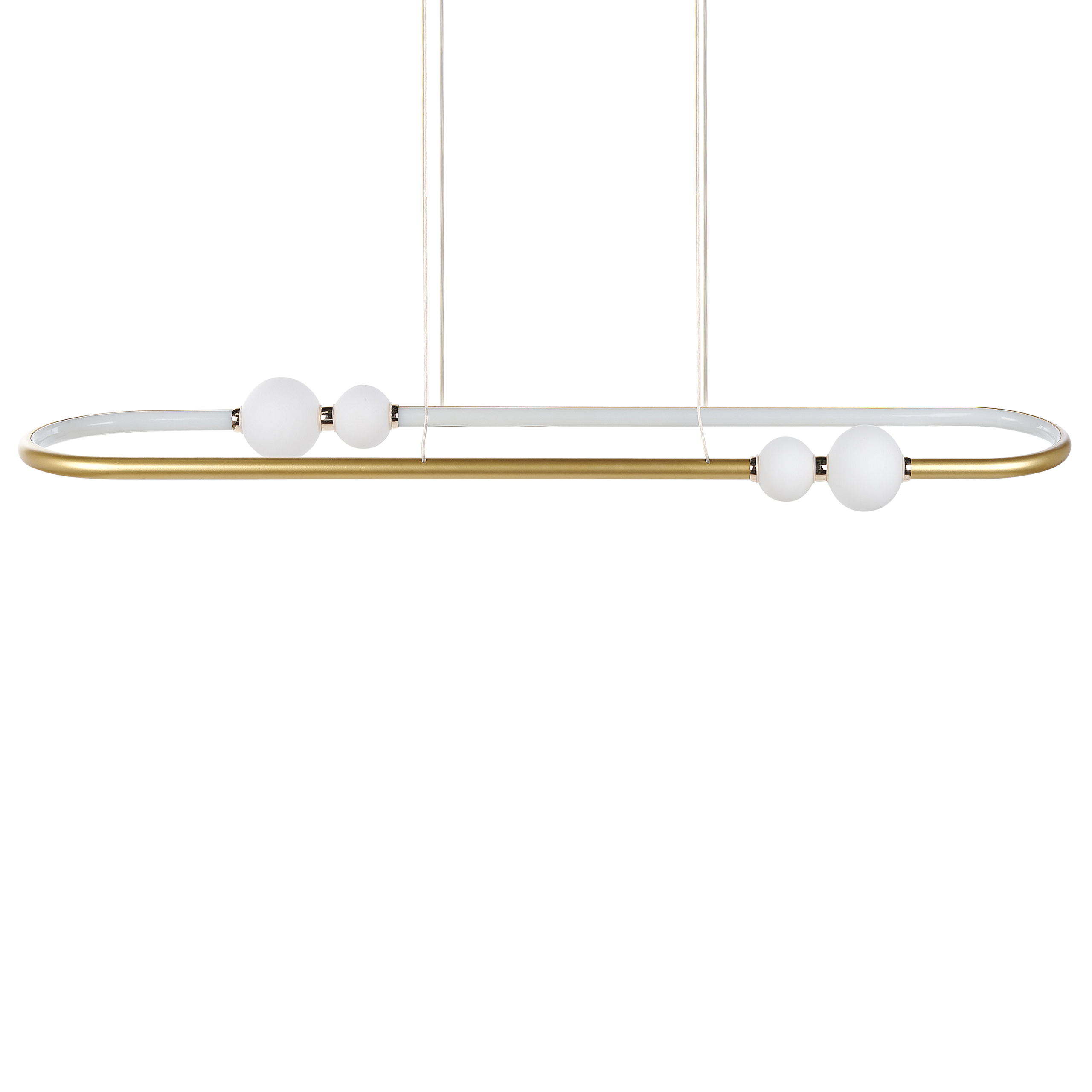 LED-pendel lampe FEALE Metal Guld