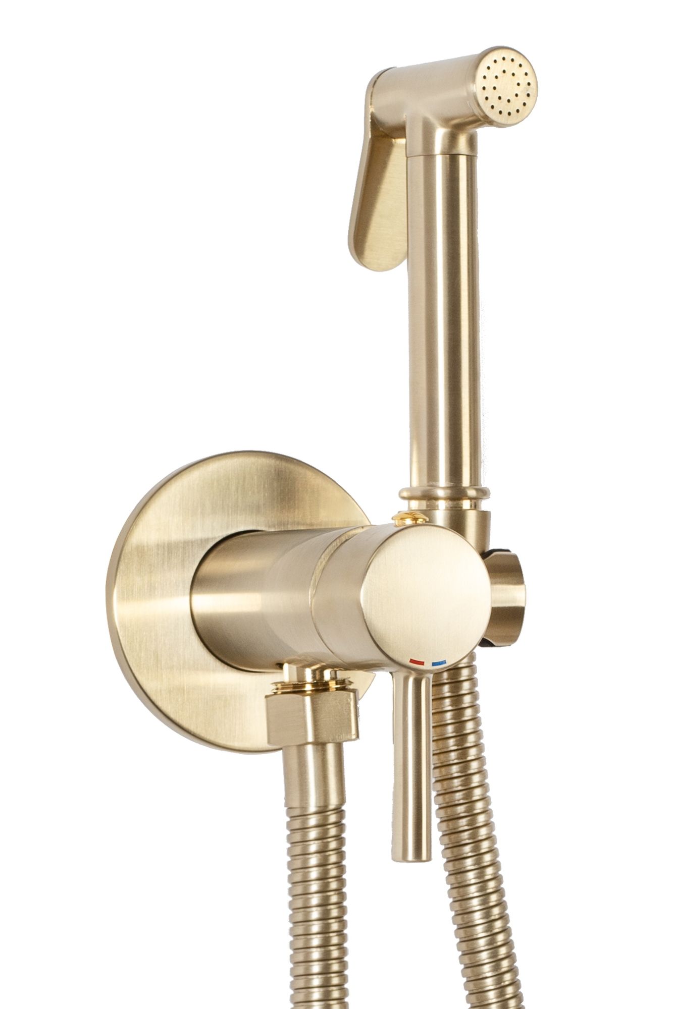 REA bidetarmatur LOOP LUNGO Børstet guld, 9x7x19cm