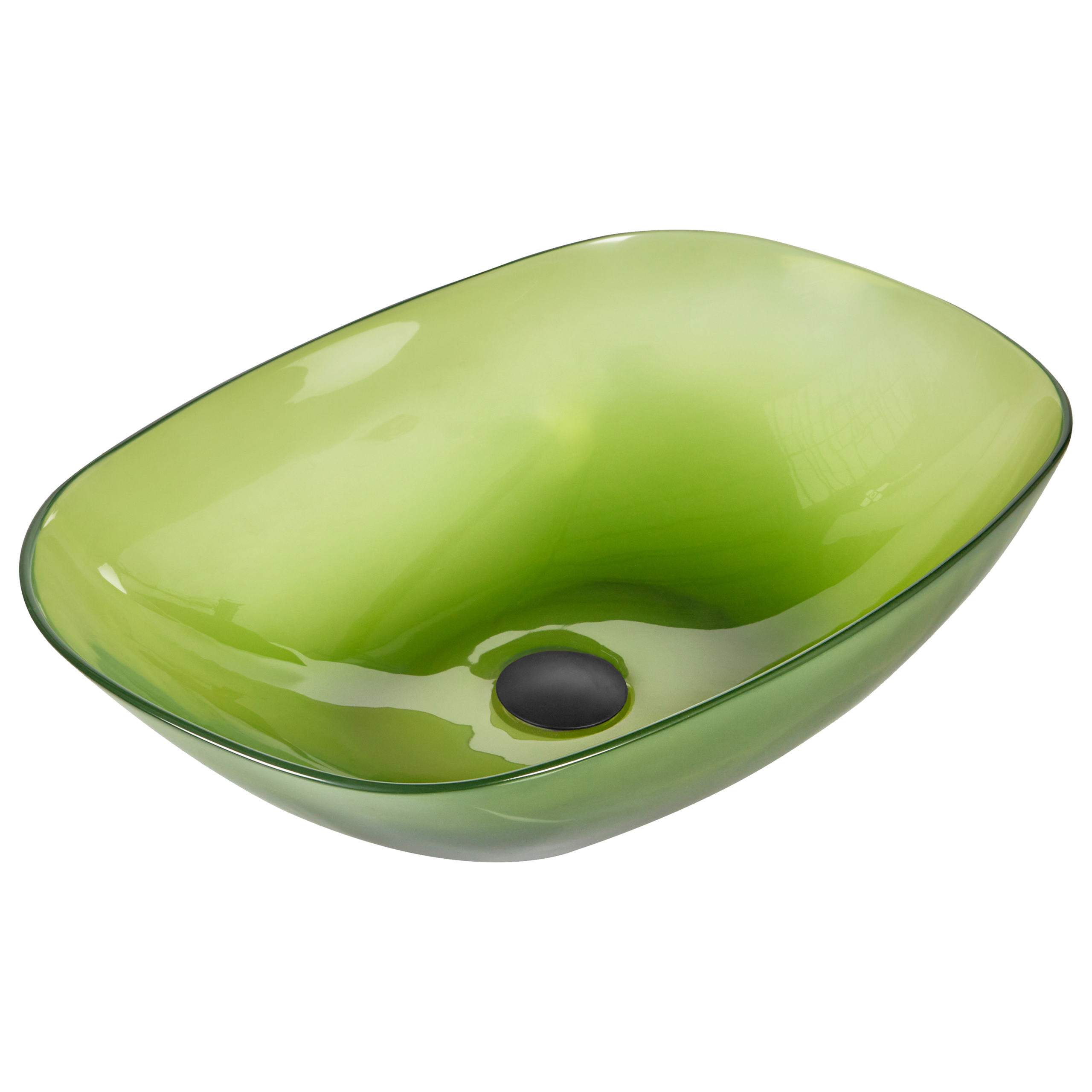 Vask til bordplade MOENGO 54 x 36 cm Fast overflade Grøn