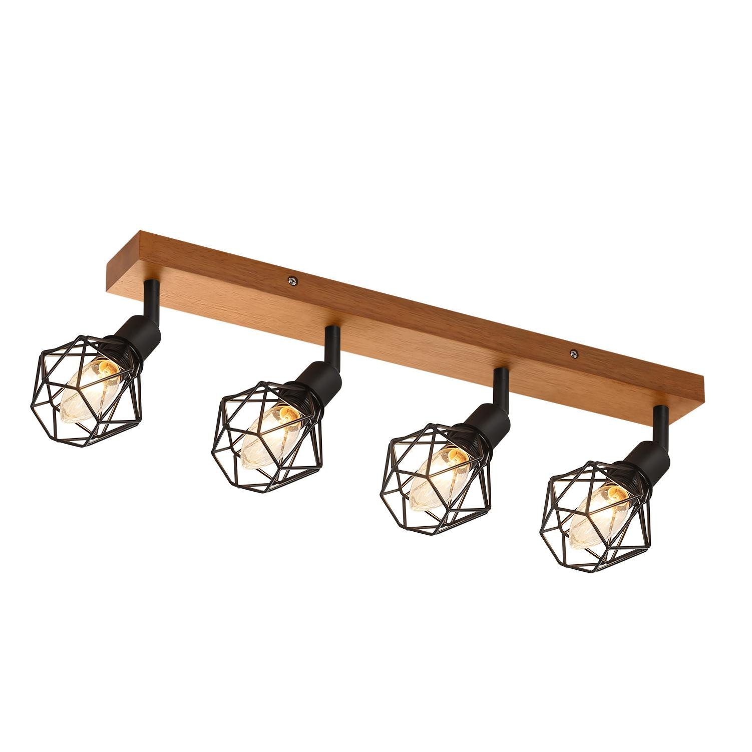 NETTLIFE - loftspotlight af sort metal