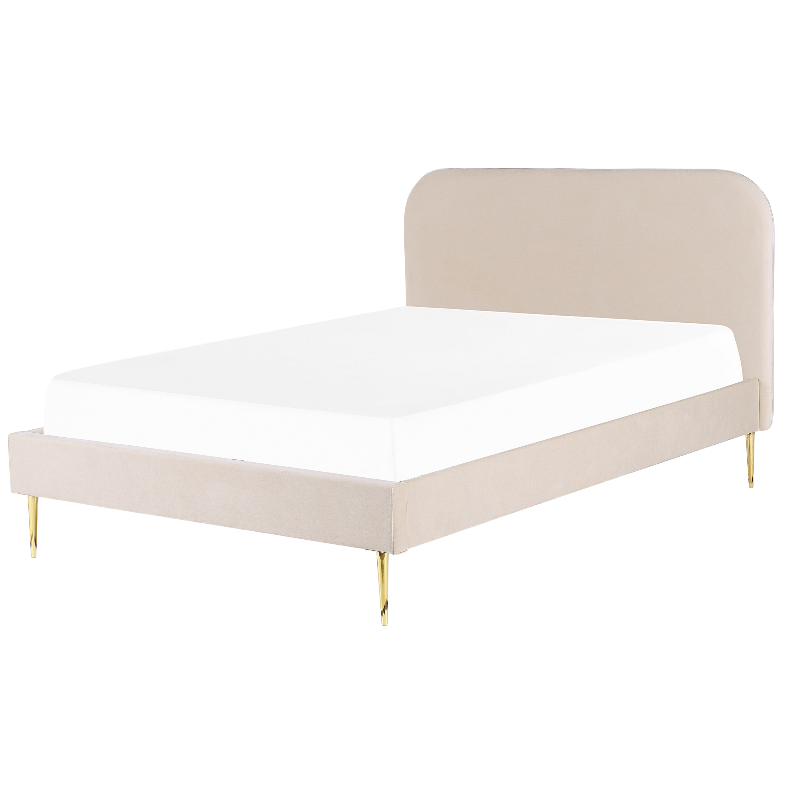 Seng Velour FLAYAT 140 x 200 cm Lys Beige