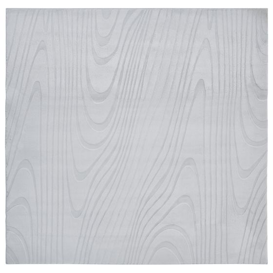 Tæppe af kunstpels ONTAKE Lysegrå 160 x 160 cm