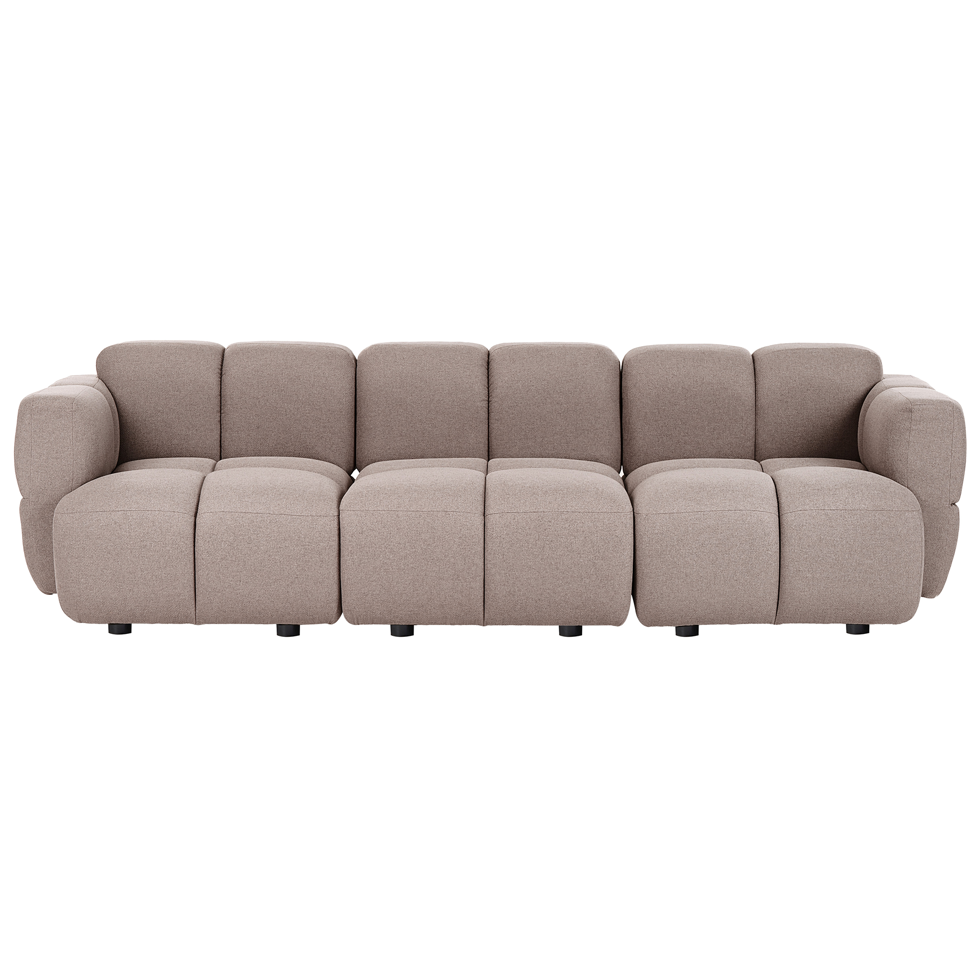 Modulsofa 3 personers MAKSABERG Brungrå
