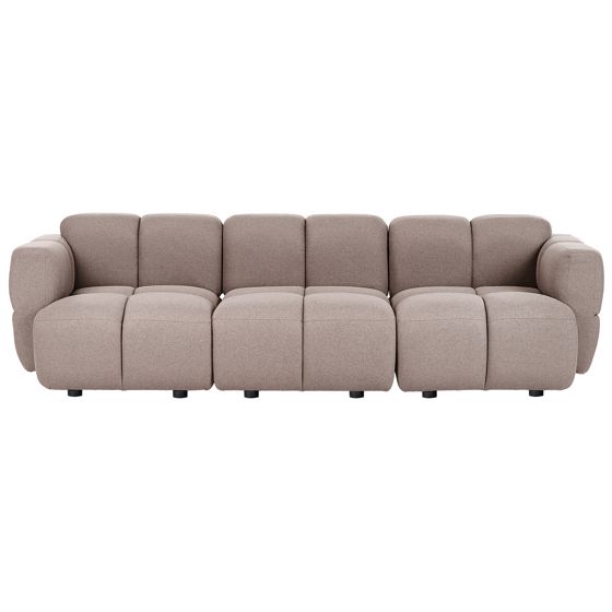 Modulsofa 3 personers MAKSABERG Brungrå