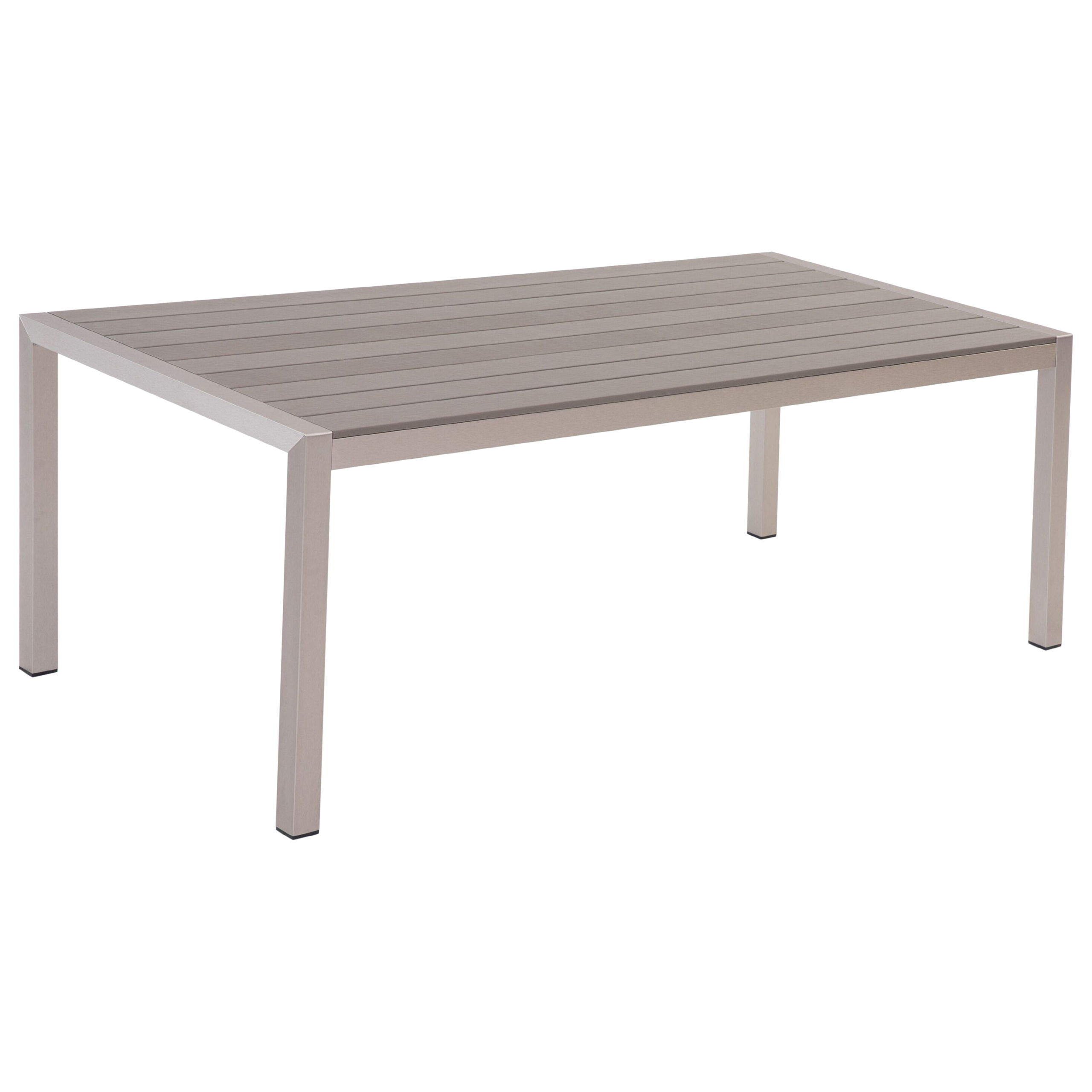 Havebord VERNIO 180 cm 90 cm Metal Grå