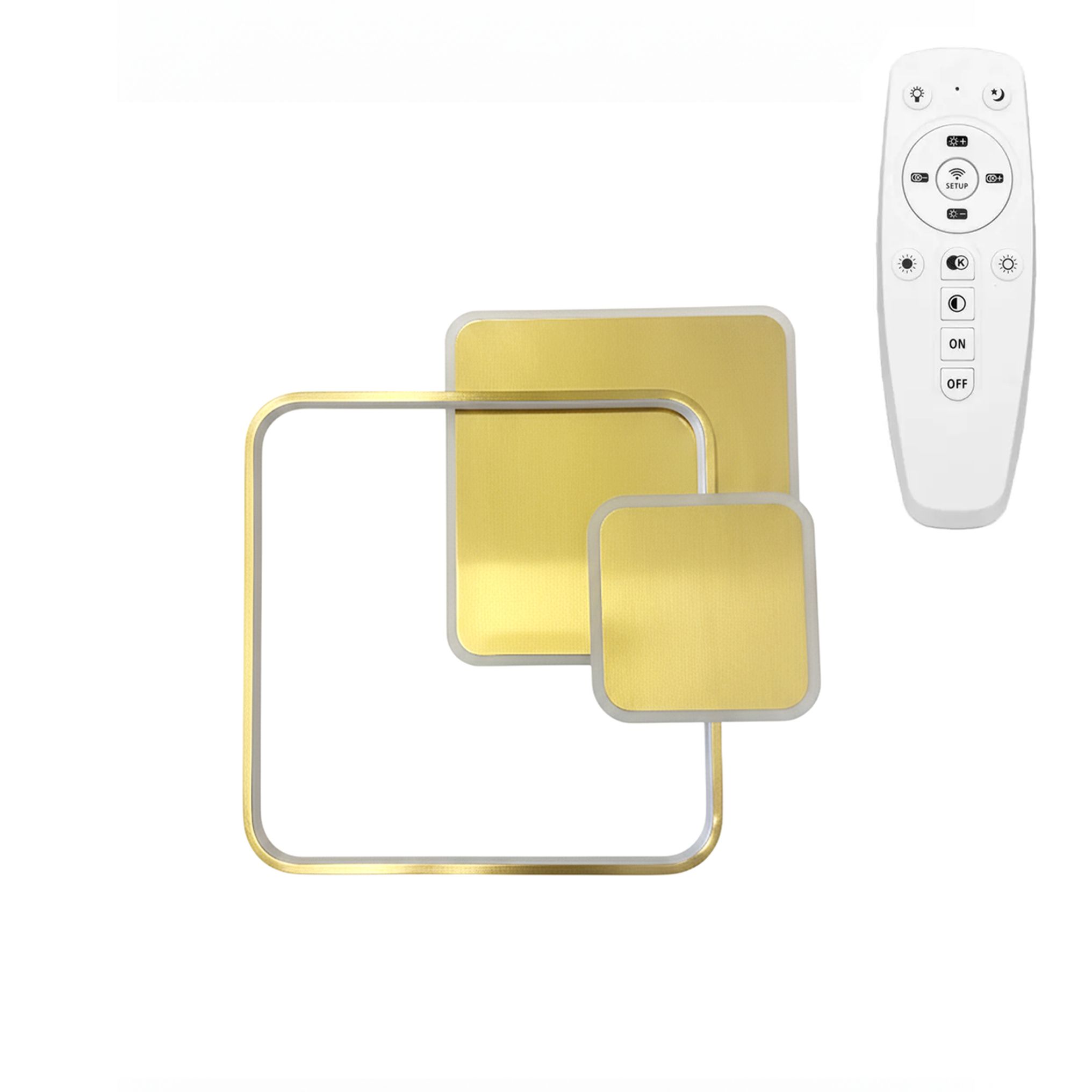 TOOLIGHT loftlampe APP1714-C led Børstet guld 50x50x4cm