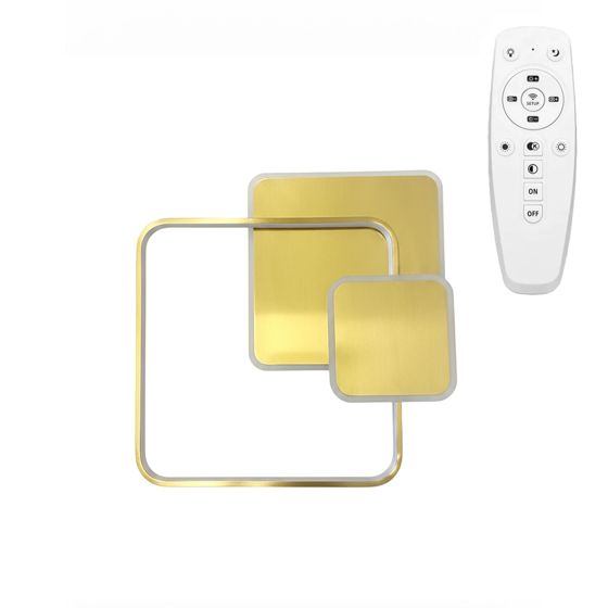 TOOLIGHT loftlampe APP1714-C led Børstet guld 50x50x4cm