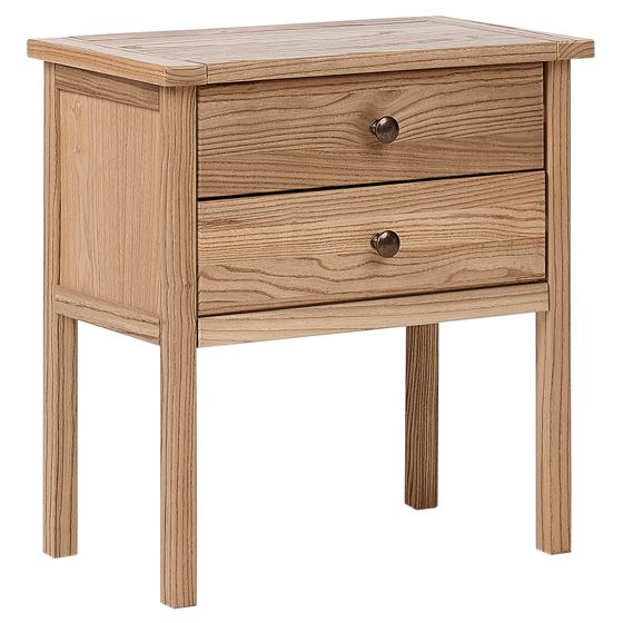 Natbord med 2 skuffer SALTON Sassafras træ Brun
