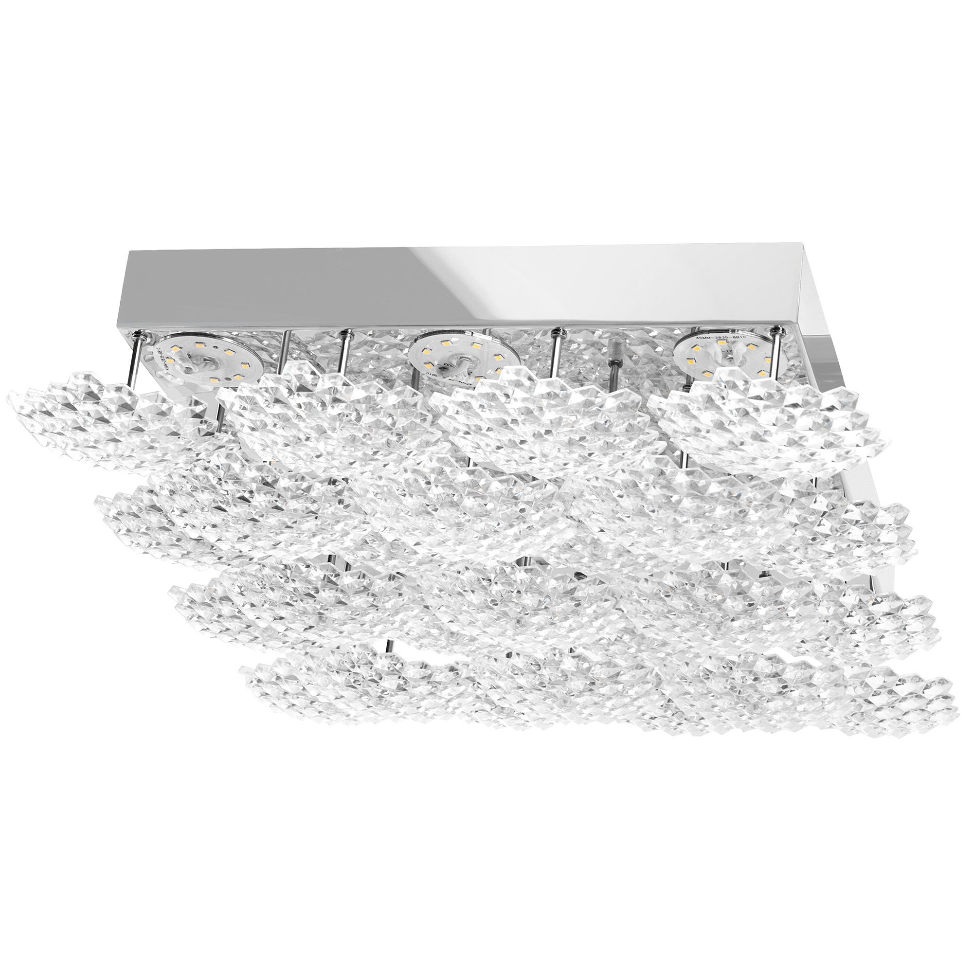 TOOLIGHT loftlampe MS015-C LED Krom 38x35x10cm