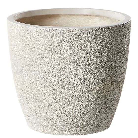 Urtepotte KANNIA 36 cm Cremehvid