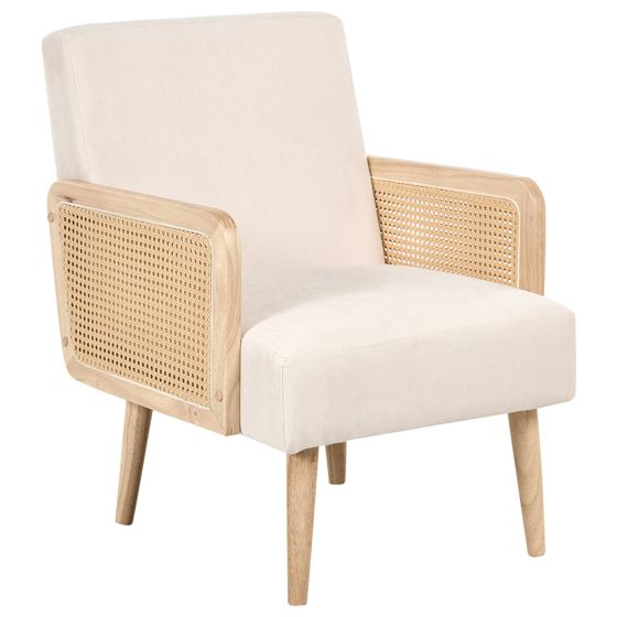 Lænestol HOJBY Lys Beige