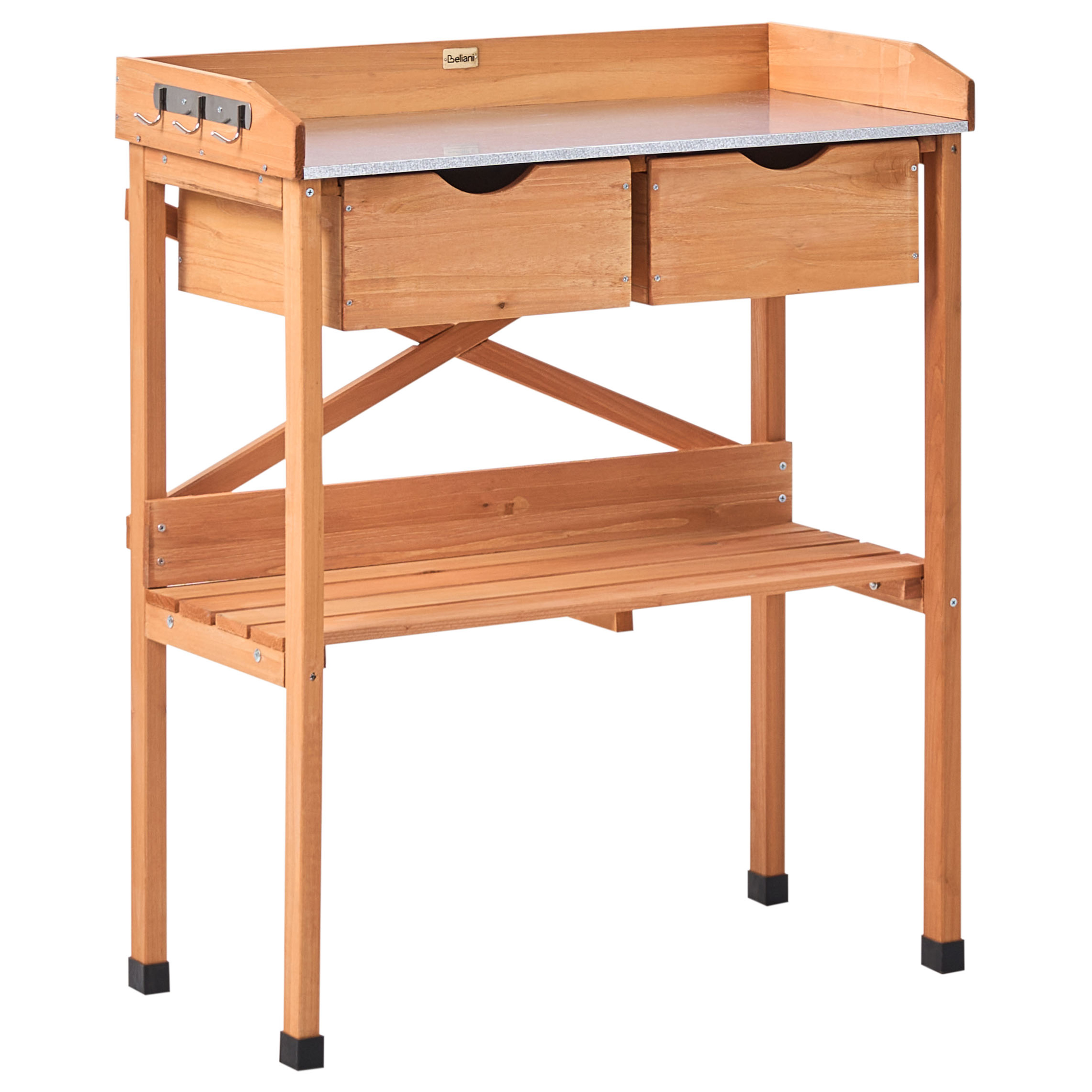 Plantebord RAVANUSA 77 cm 89 cm Ædelgran Lysebrun