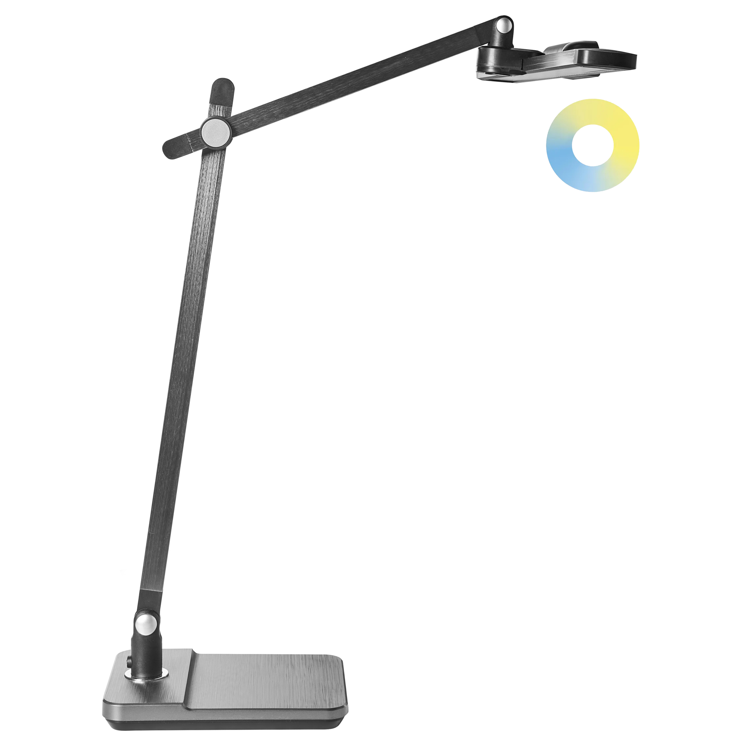 LED skrivebordslampe SERPENS Med dæmpning Grå