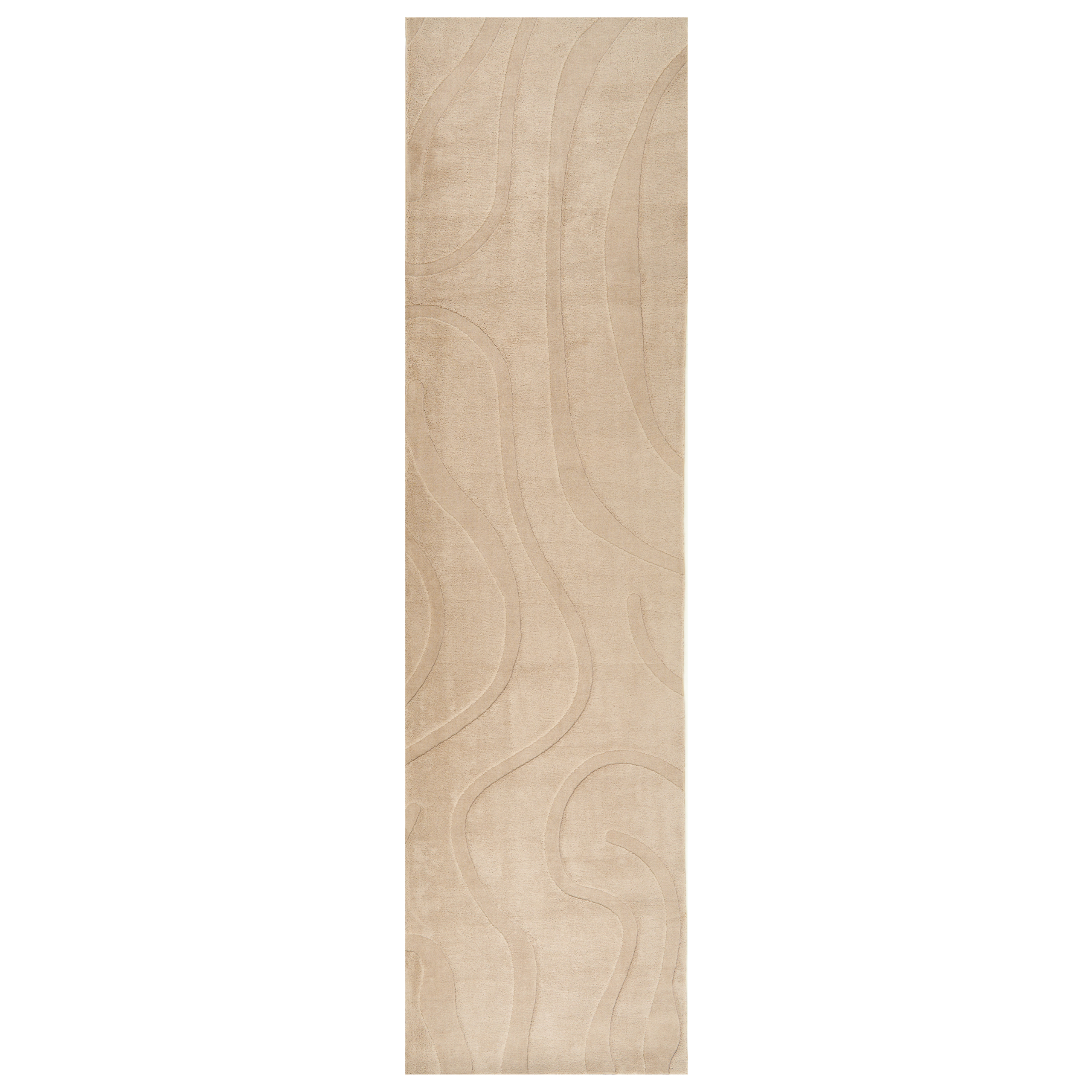 Gulvtæppe SELVORI Beige 80 x 300 cm