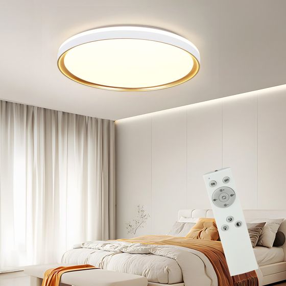 NETTLIFE LED loftlampe, 18W 30cm, dæmpbar til soveværelsetMed fjernbetjeningKøkken, moderne rundKøkkenlampe til stuen
