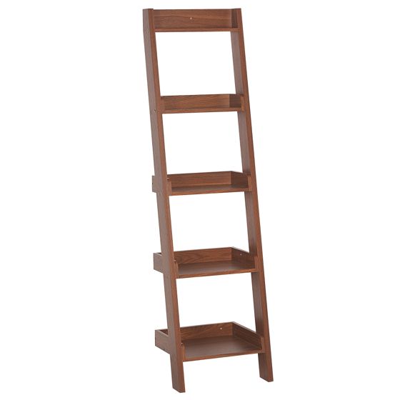 5-etagers reol MOBILE DUO 169 cm Mørkebrun