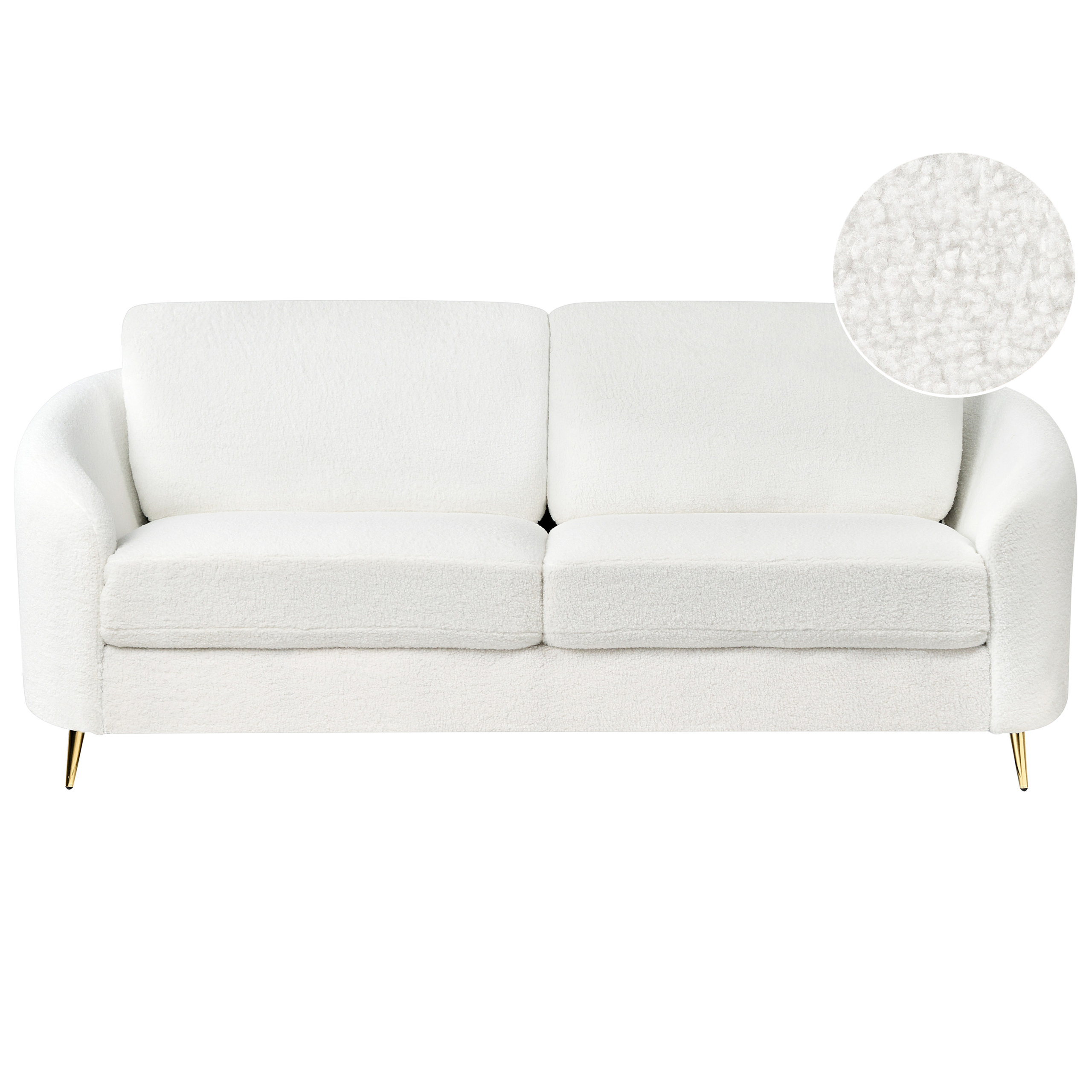 Sofa 3 personers TROSA Boucle Hvid