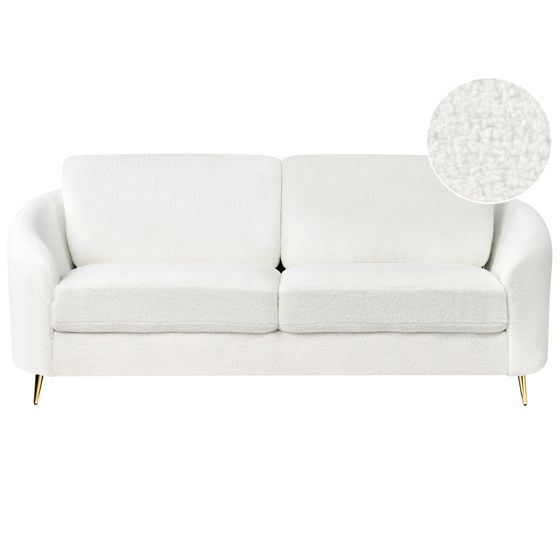 Sofa 3 personers TROSA Boucle Hvid