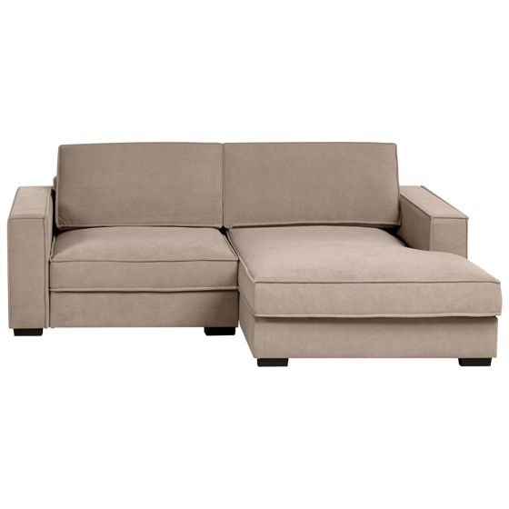Hjørnesofa KOLDING Brungrå Venstrevendt