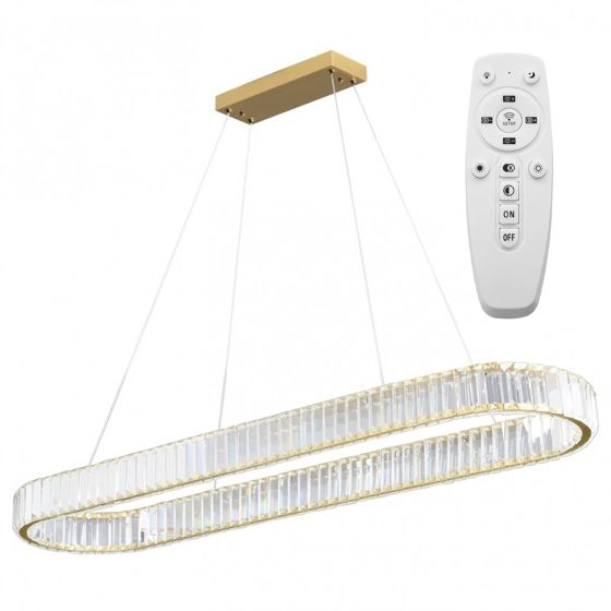 TOOLIGHT hængende loftlampe LED APP1508-CP Børstet guld 30x100x30cm