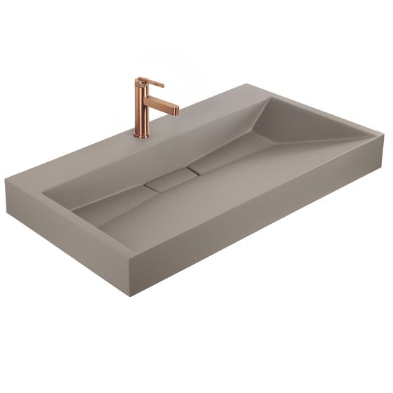 REA komposit håndvask GOYA beige, 100x46x14cm