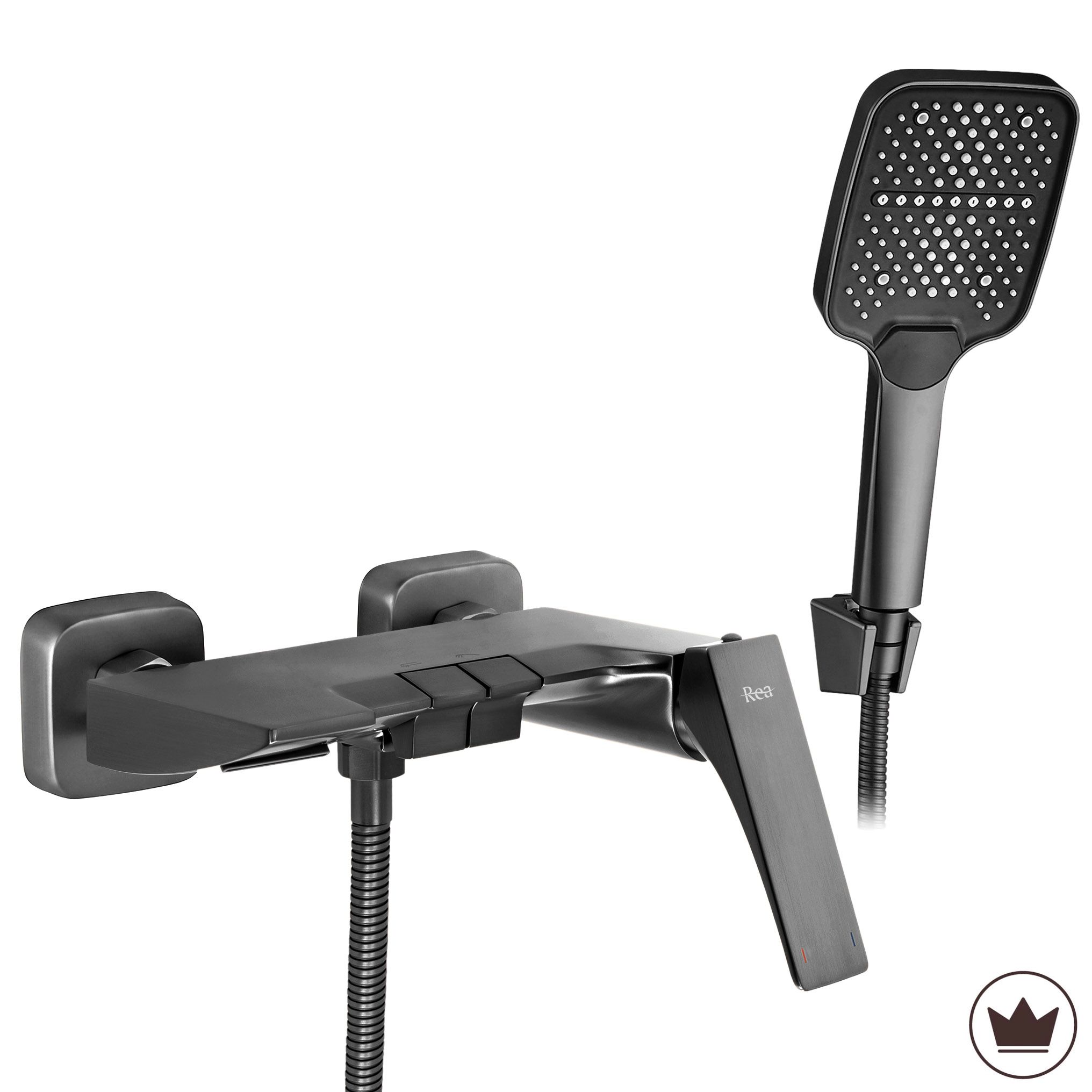 REA Premium badekararmatur JOE , Titanium, 14,5x21x6,2cm