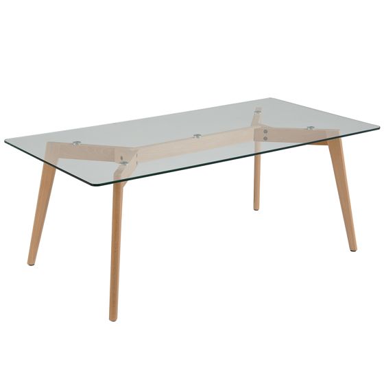 Sofabord HUDSON Glas Transparent