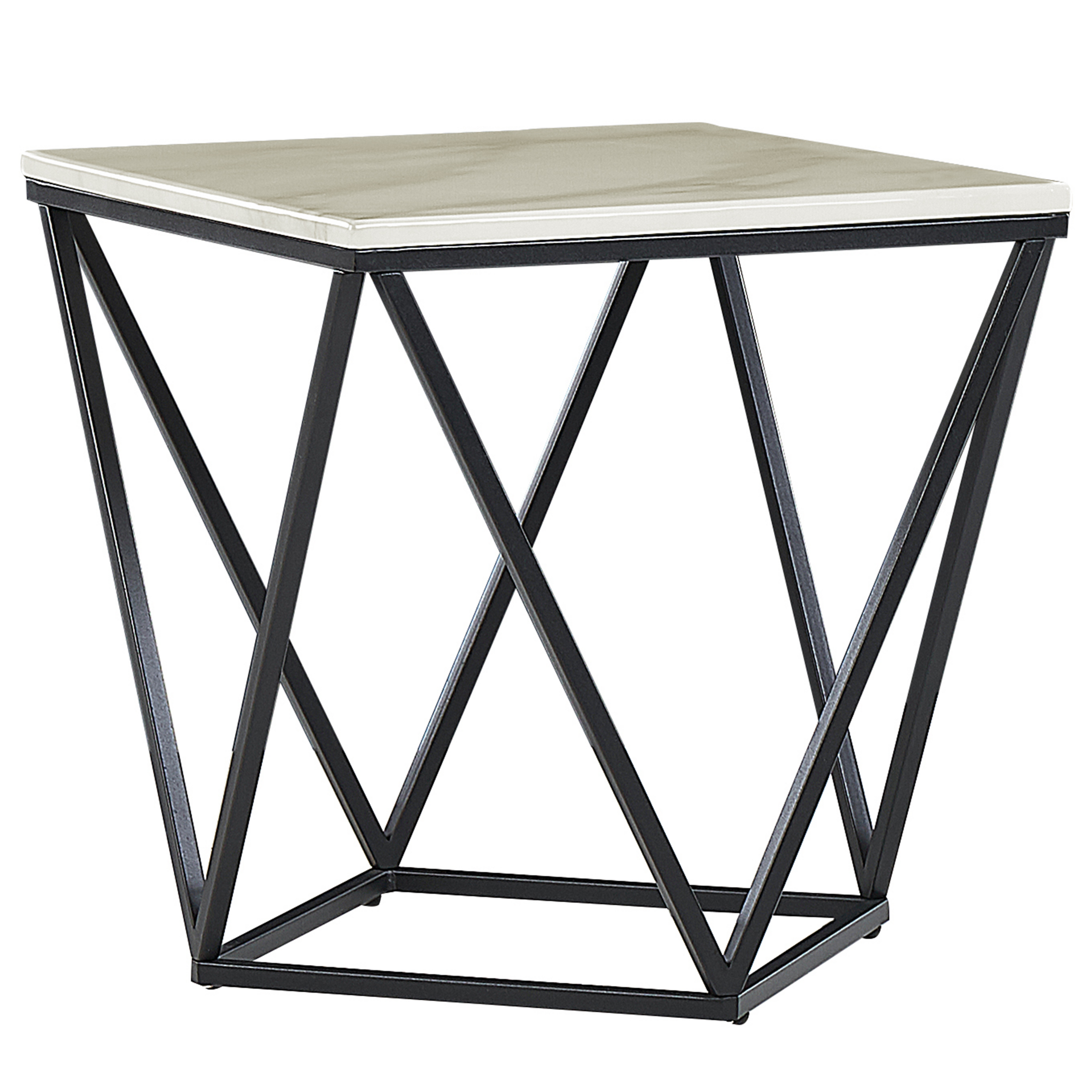 Bord MALIBU Marmor/sort
