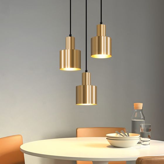 NETTLIFE pendellampe spisebord pendellampe vintage pendellampe 3 flammer rund moderne design E27
