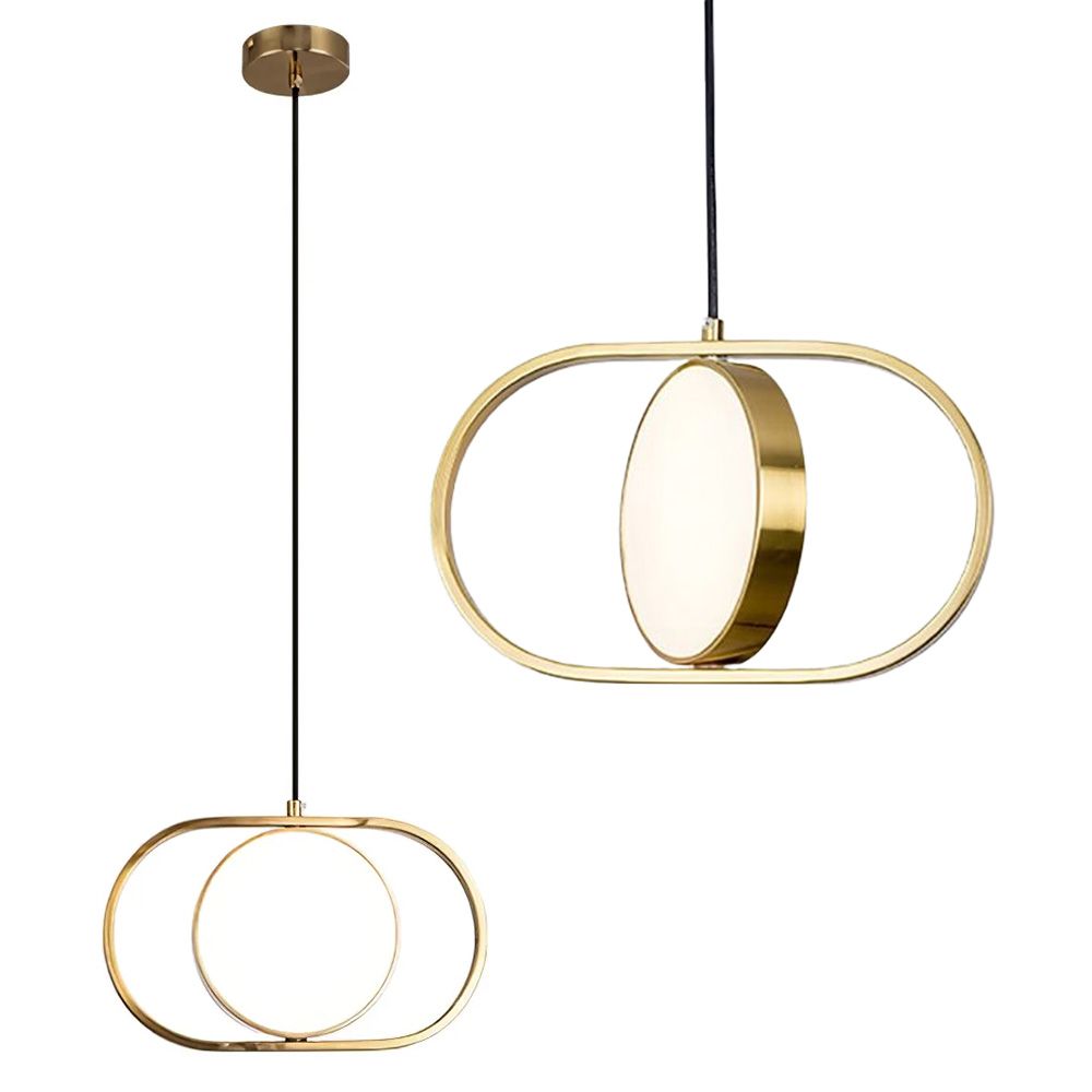 TOOLIGHT hængende loftlampe LED APP1555-CP Guld 30x17,5x17,5cm