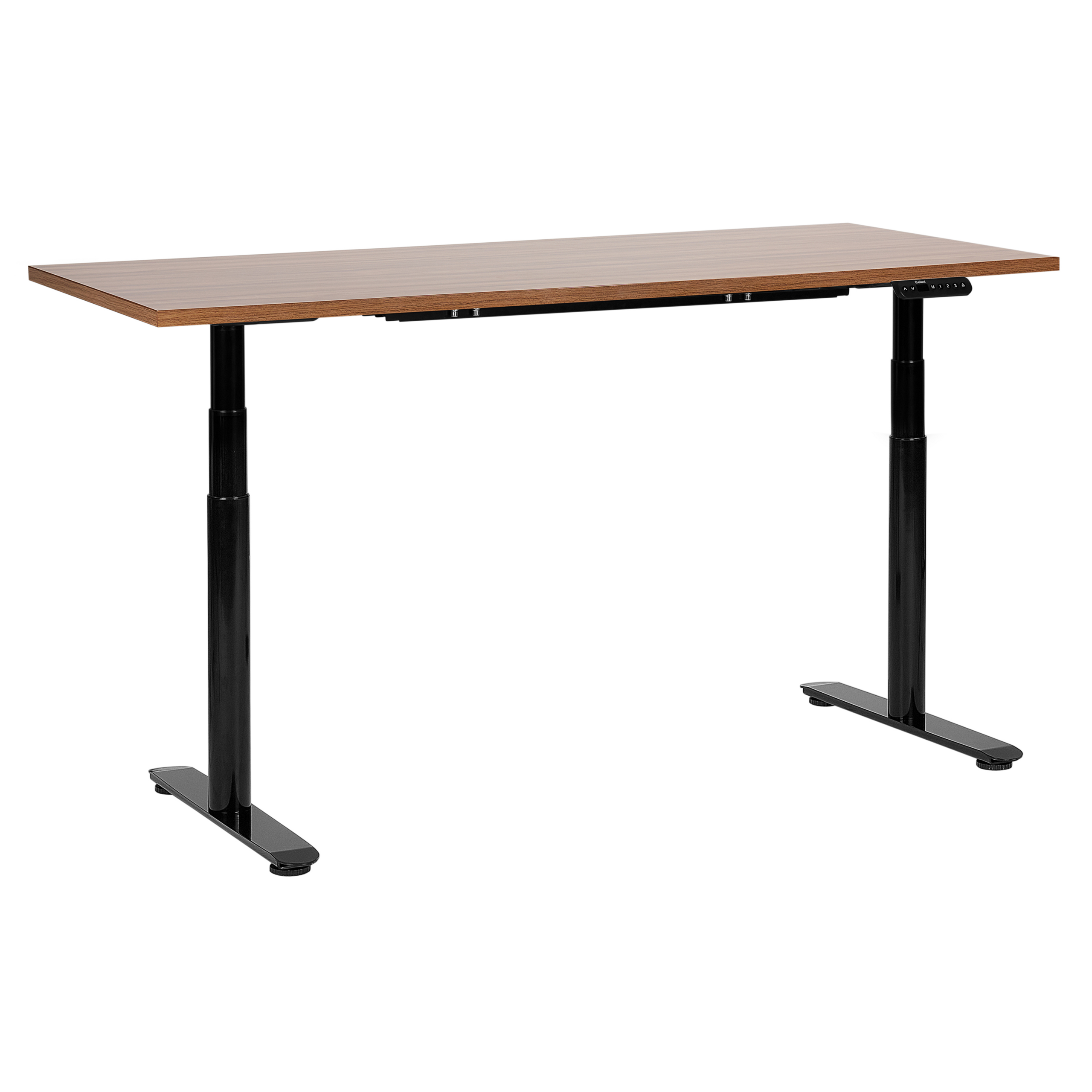 Elektrisk justerbart hæve sænkebord DESTINAS 160 cm 72 cm Brun/sort