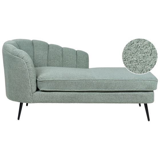 Venstrevendt chaiselong ALLIER Boucle Grøn