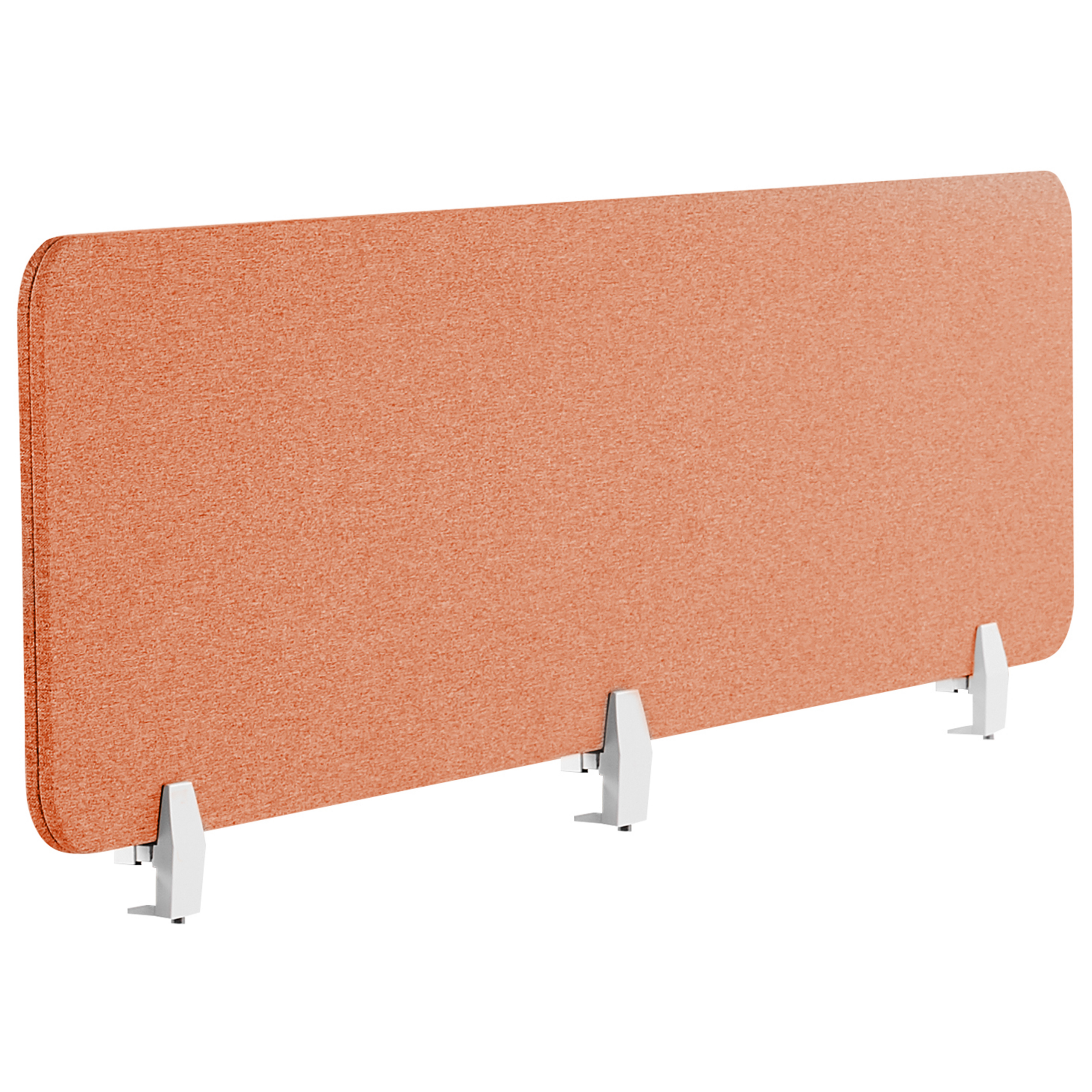 Skrivebordsdeler WALLY 180 x 40 cm Murstensrød