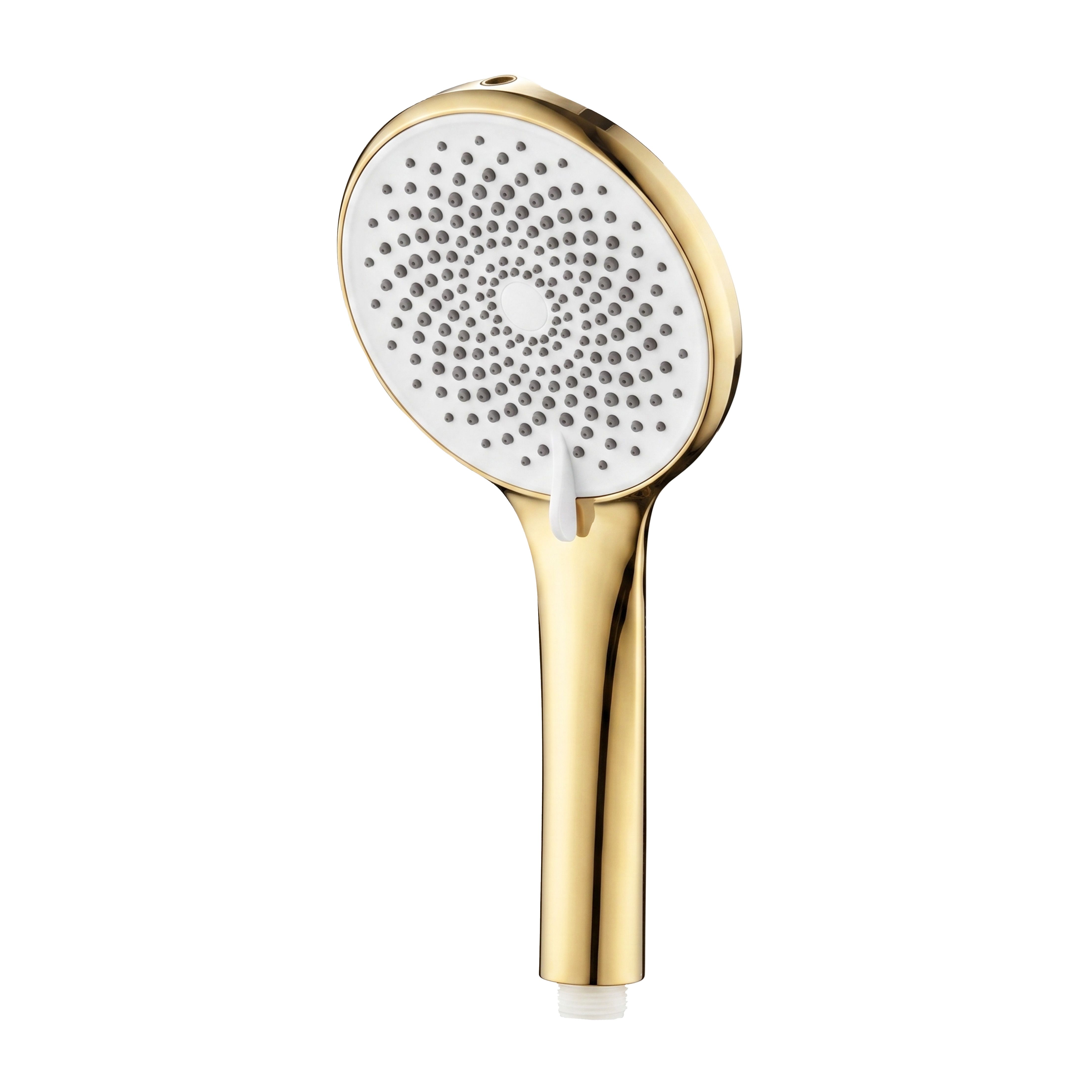 REA brusehoved JS-020G , Guld, 12,5x12,5x25,5cm