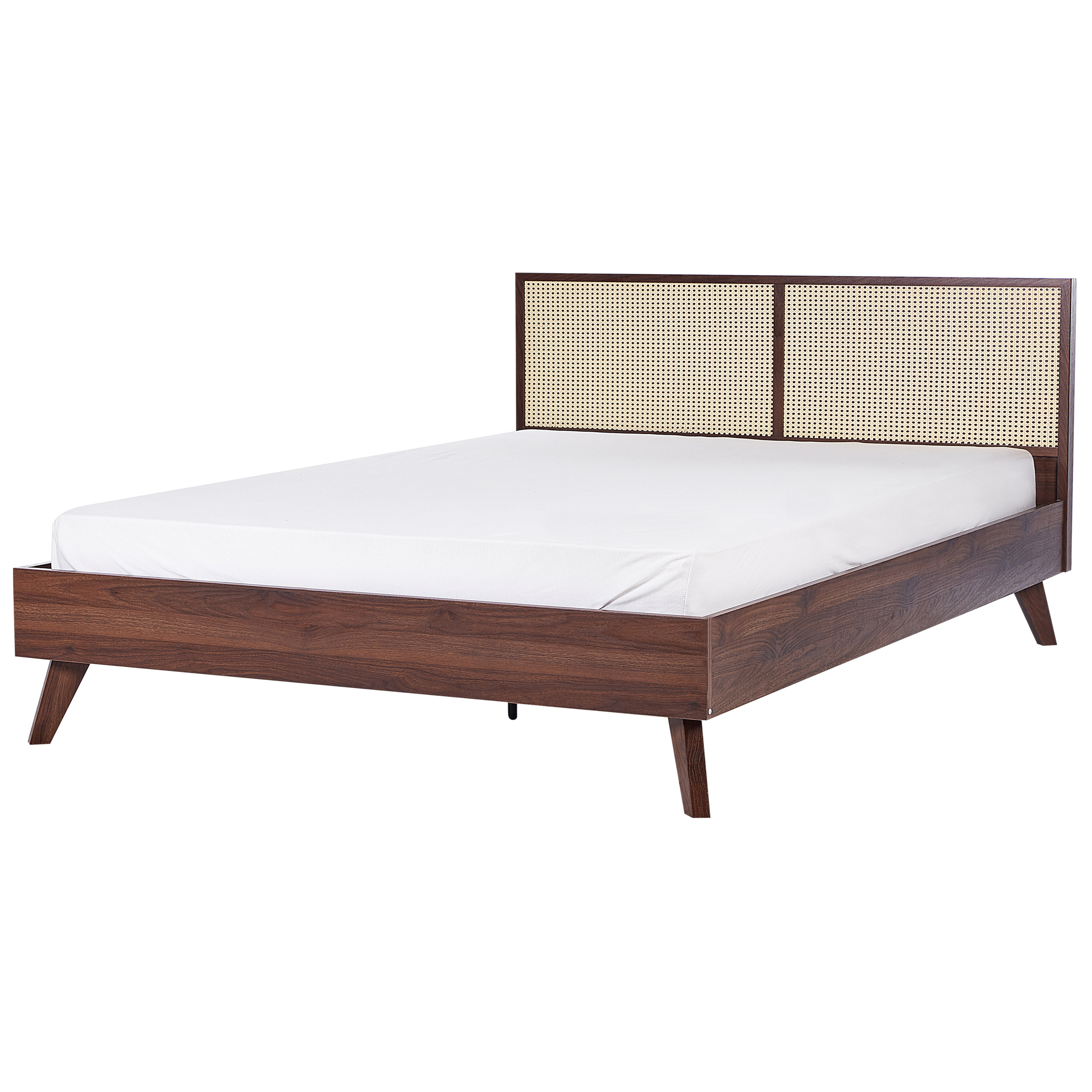 Seng Rattan MONPAZIER 180 x 200 cm Mørkebrun