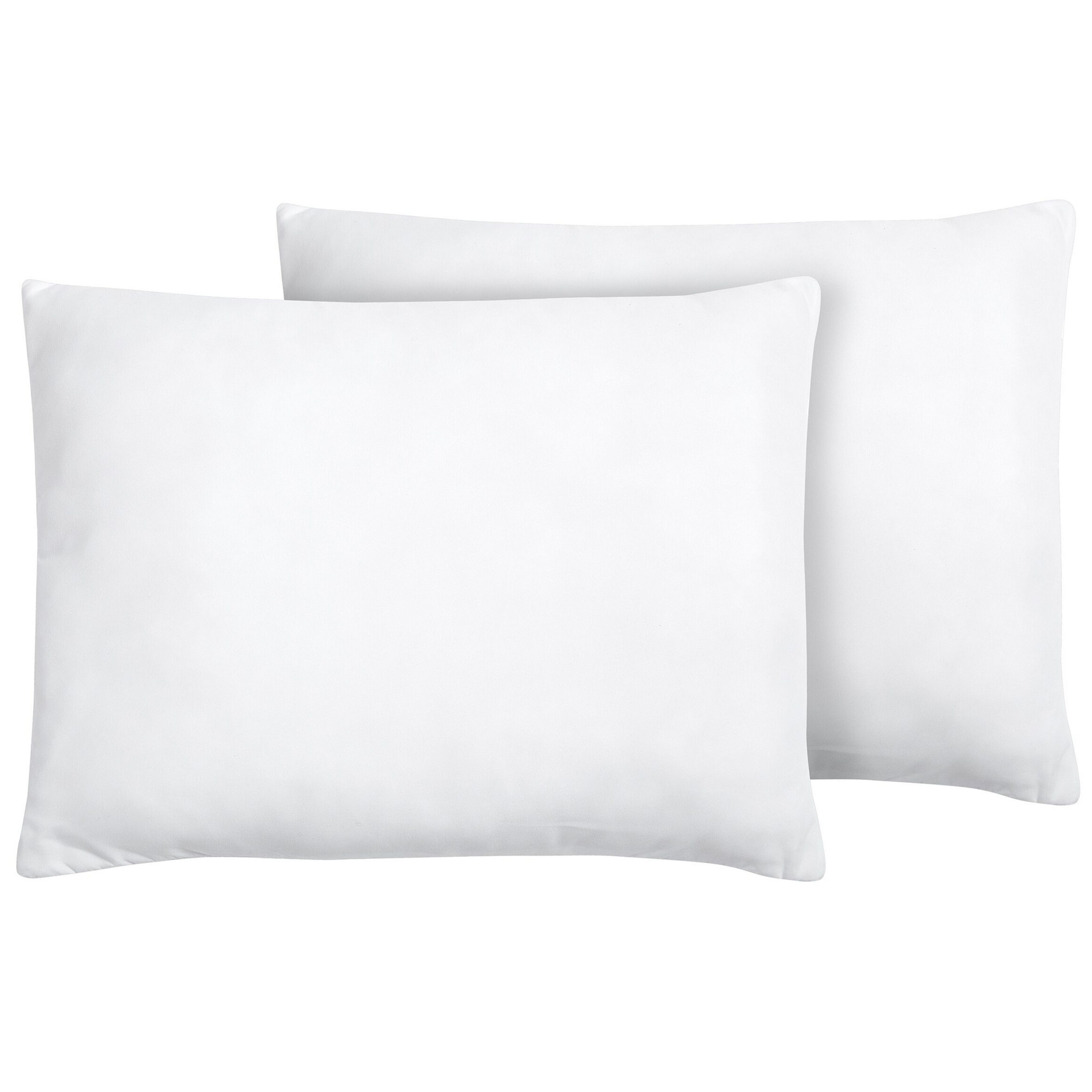Sæt af 2 hovedpuder ERRIGAL Lav 50 x 60 cm Microfiber Hvid