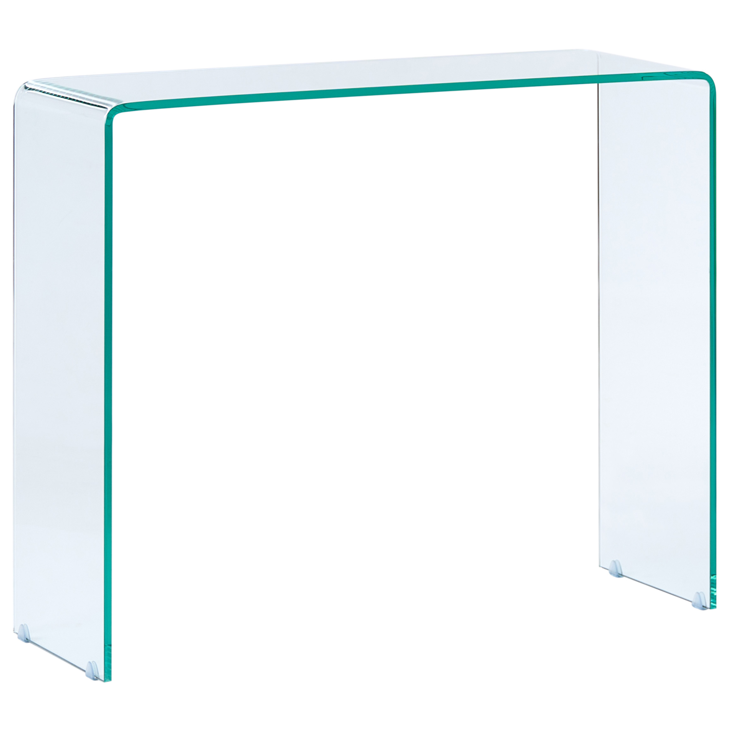 Konsolbord KENDALL Hærdet glas Transparent