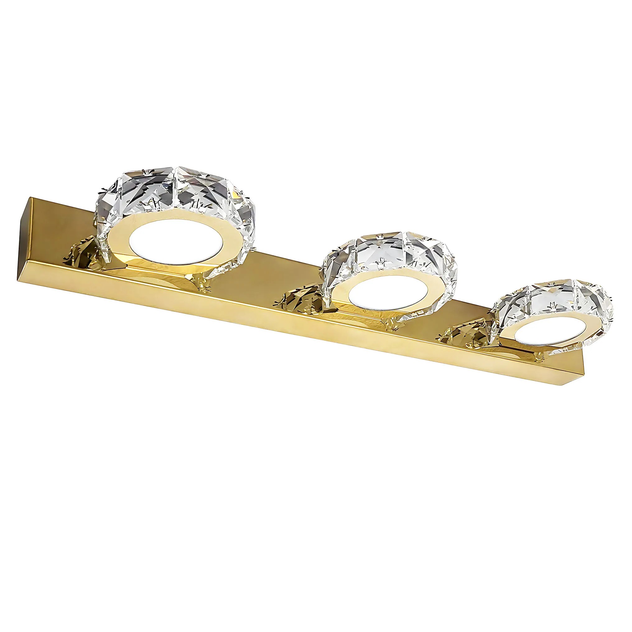 TOOLIGHT væglampe APP1939-3W LED Guld 12x12x46cm