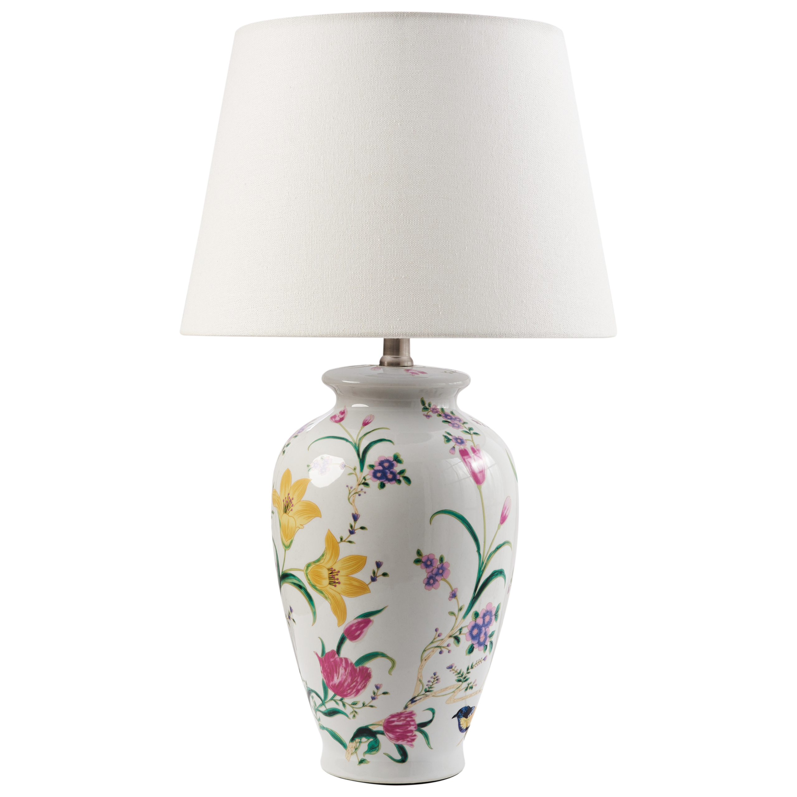 Bordlampe ACROSSO Porcelæn Hvid