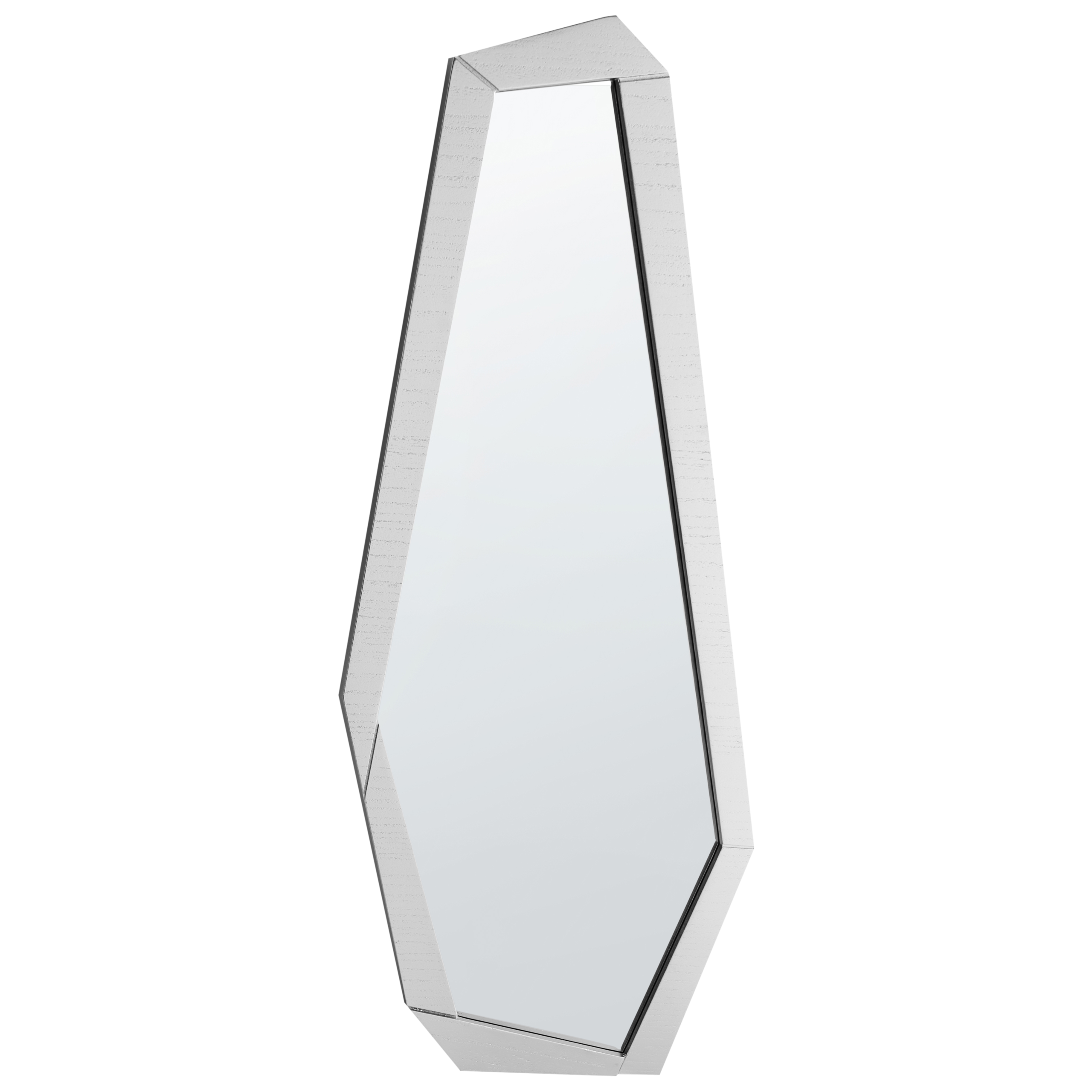 Vægspejl CHANU 44 cm 104 cm Sølv
