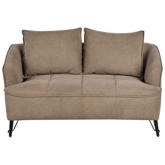 Sofa 2 personers HOBRO Brun