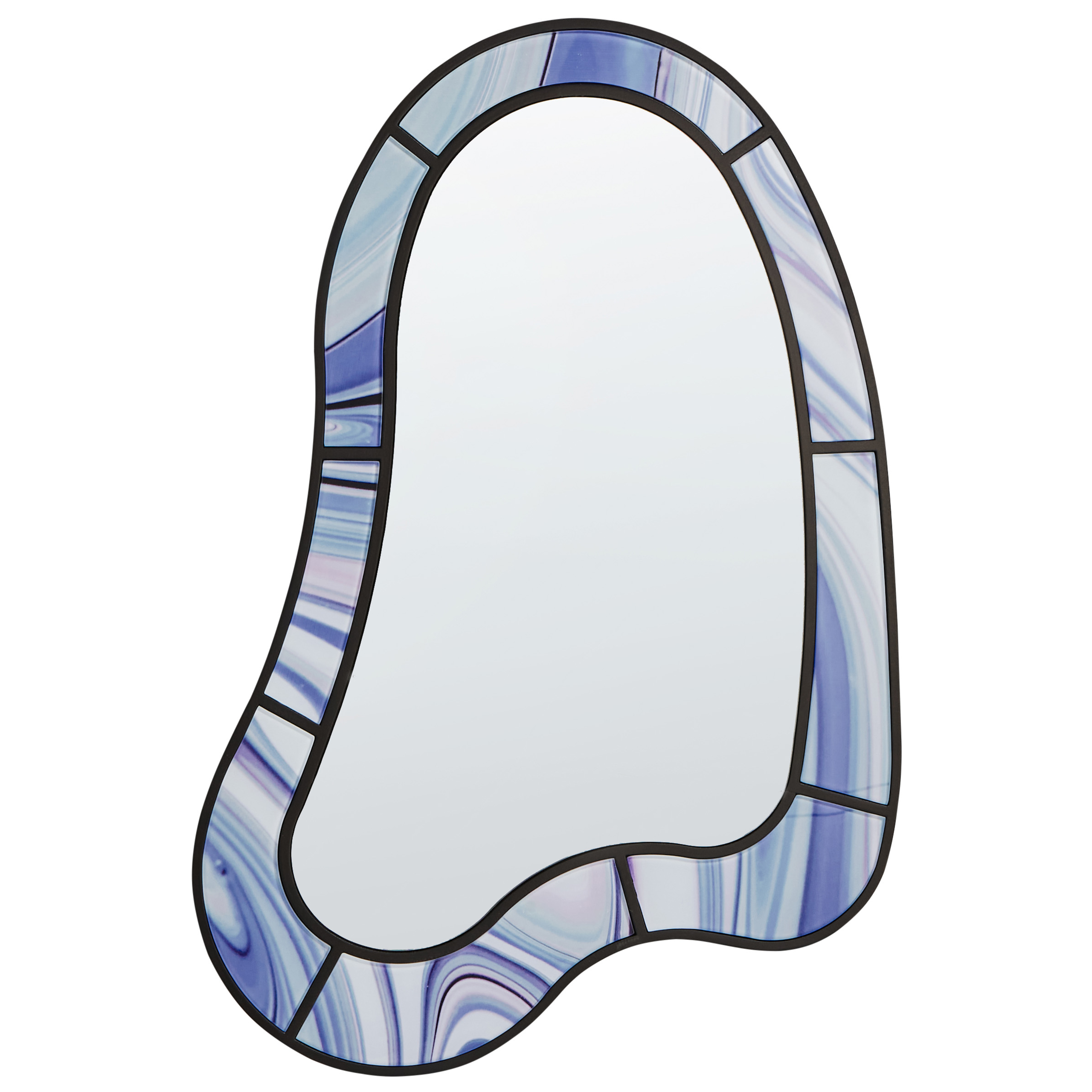Vægspejl MONTSEC 49 cm 83 cm Lilla