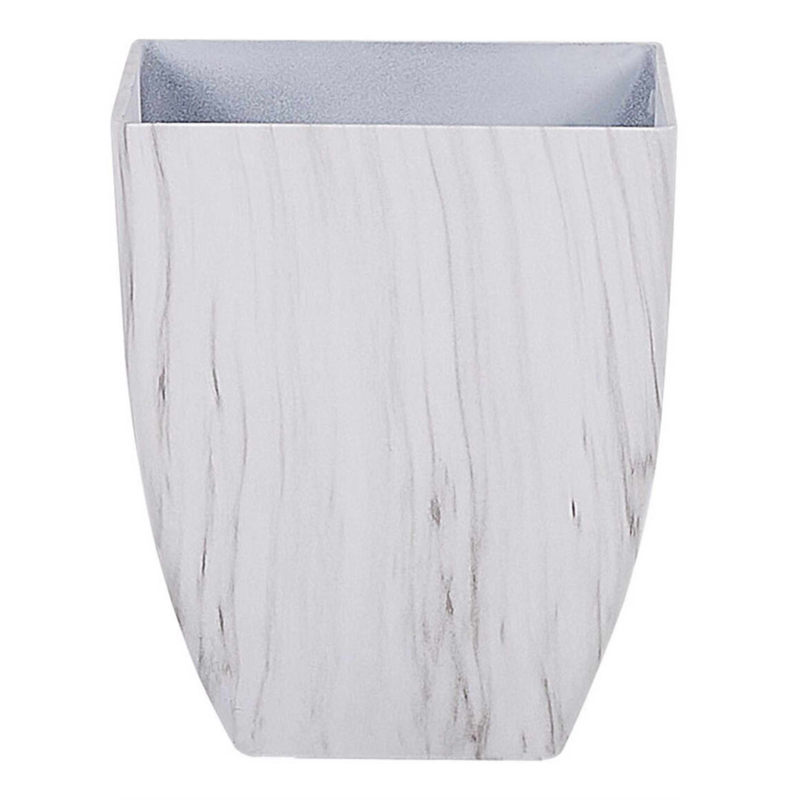 Urtepotte MIRO 28 cm Hvid marmor