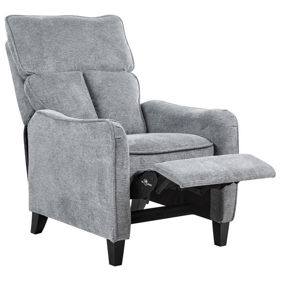 Recliner stol ROYSTON Inkl. fodstøtte Grå